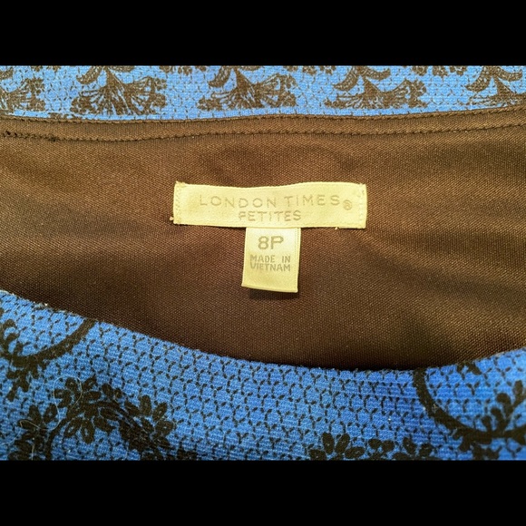 🌟3xHP🌟 London Times Lace Print Dress - Picture 5 of 6